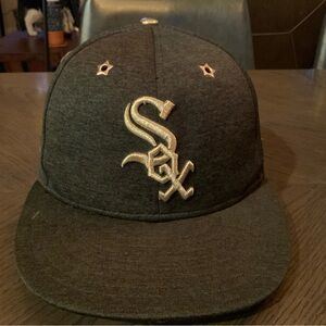 New Era Black 59FIFTY Fitted Cap Chicago White Sox Fitted Cap 71/4